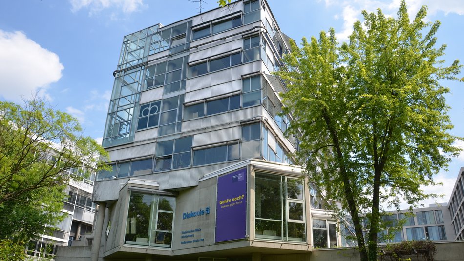 Das Herbert-Keller-Haus der Landesgeschäftsstelle der Diakonie Württemberg.