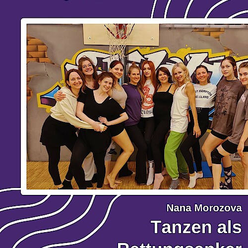 Tanzen als Rettungsanker:💃 Die Journalistin Nana Mozorova @amalnews.ua berichtet im Rahmen der Recherchereise „Amal on...