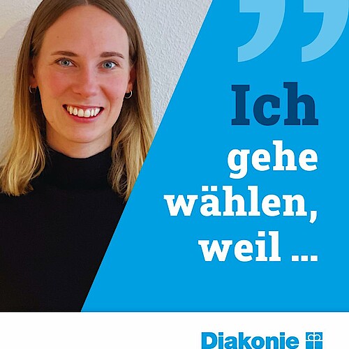 Nachgefragt bei Sabrina Thillmann, Referentin Nachhaltigkeit und Energie Diakonie Württemberg: 
#IchGeheWählenWeil…
…die...
